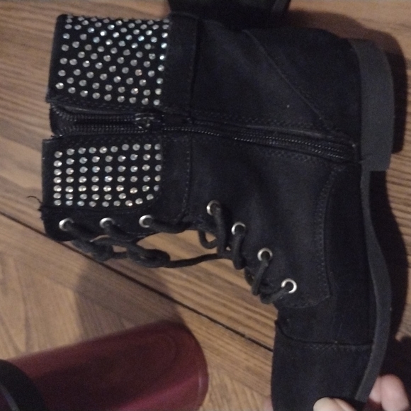 Piper black boots kids size 2 - Picture 4 of 4